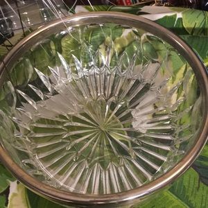 Crystal Serving bowl 9X4 star design